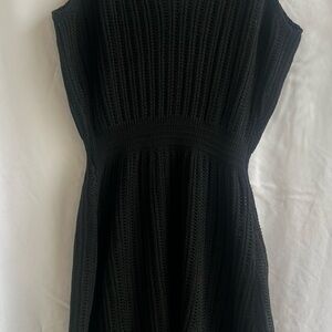 SHEIN Black crochet Mini Dress